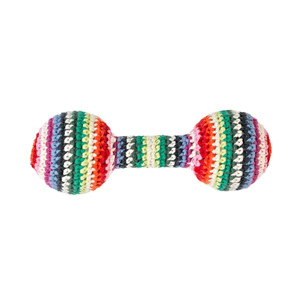 Baby rattle Small mix stripe